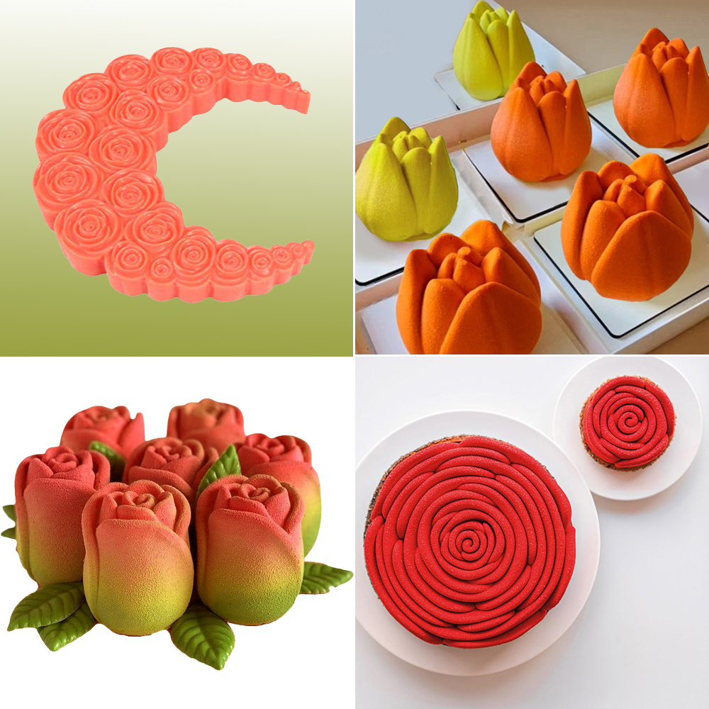 Baking Kitchen Design - Fransız Mousse Kek Kalıpları Sevgililer Günü