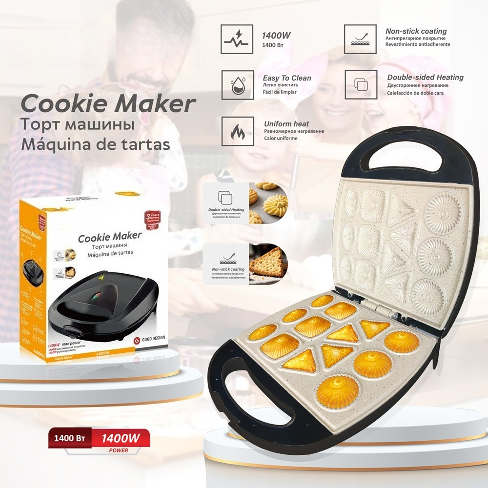 Mini Kitchen Baking - Kurabiye Kalıbı, Mini Donut ve Waffle