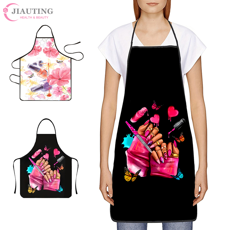 Kitchen Baking Area - Oje Baskı Güzellik Mutfak Kadın Önlük