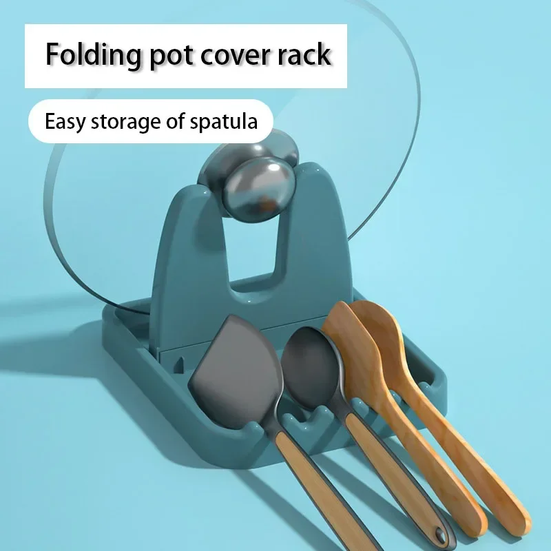 Kitchen Baking Pan Organizer - 1 adet katlanabilir tencere kapağı raf
