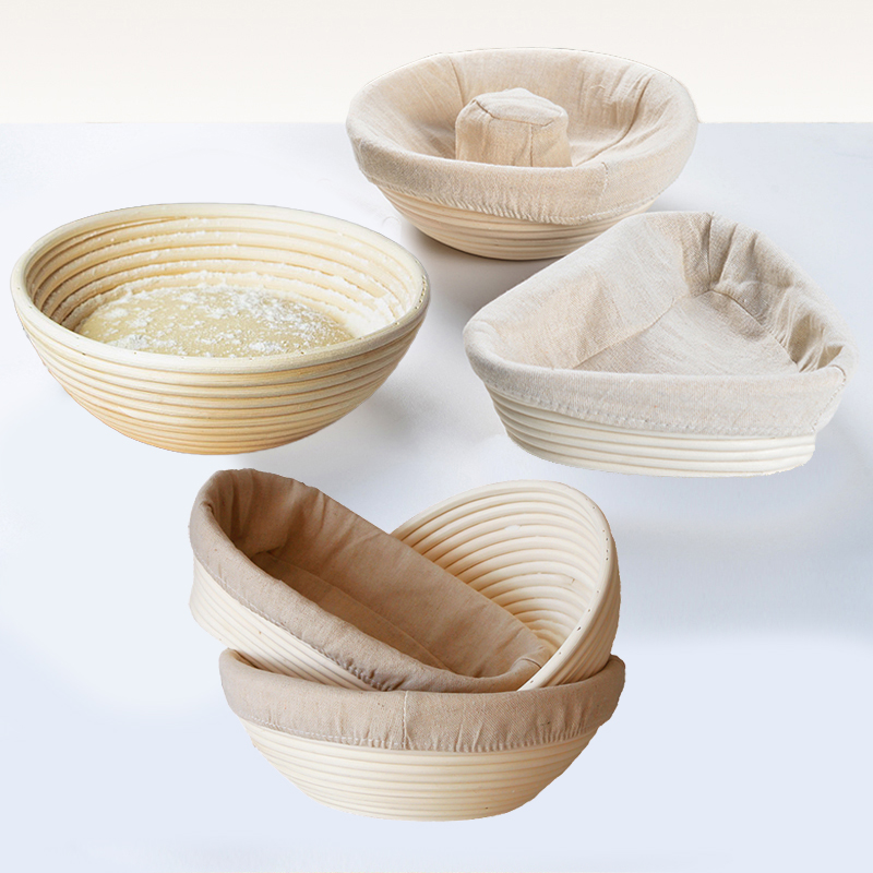 Proofing Basket Banneton - Doğal Rattan Banneton Ekmek Mayalama Sepeti
