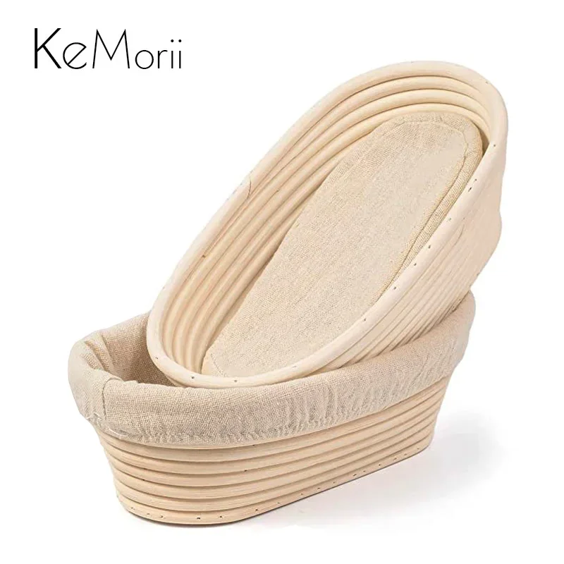 Proofing Basket Banneton - Doğal Rattan Ekmek Mayalama Sepeti El