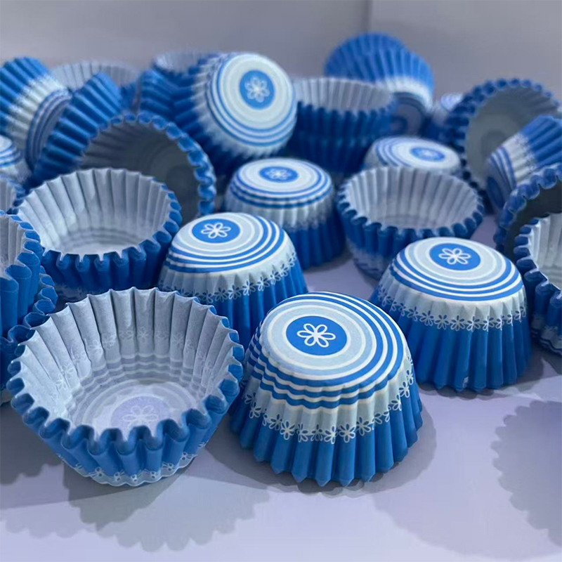 Mini Kitchen Baking - 200 Adet/500 Adet/1000 Adet Mavi Çiçek
