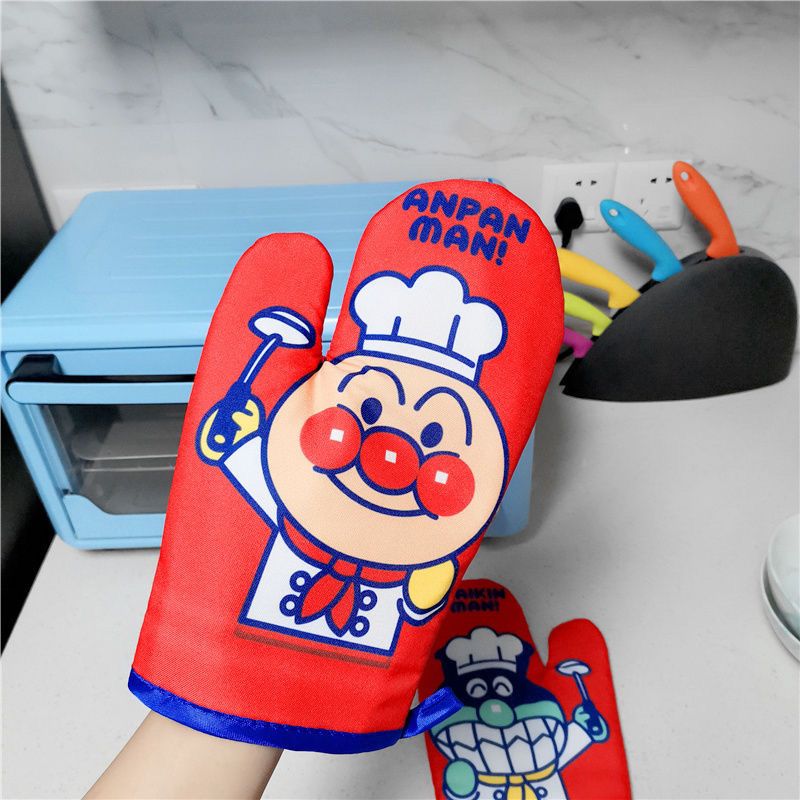 Kitchen Baking Area - 2 adet Anpanman mikrodalga fırın yalıtımlı
