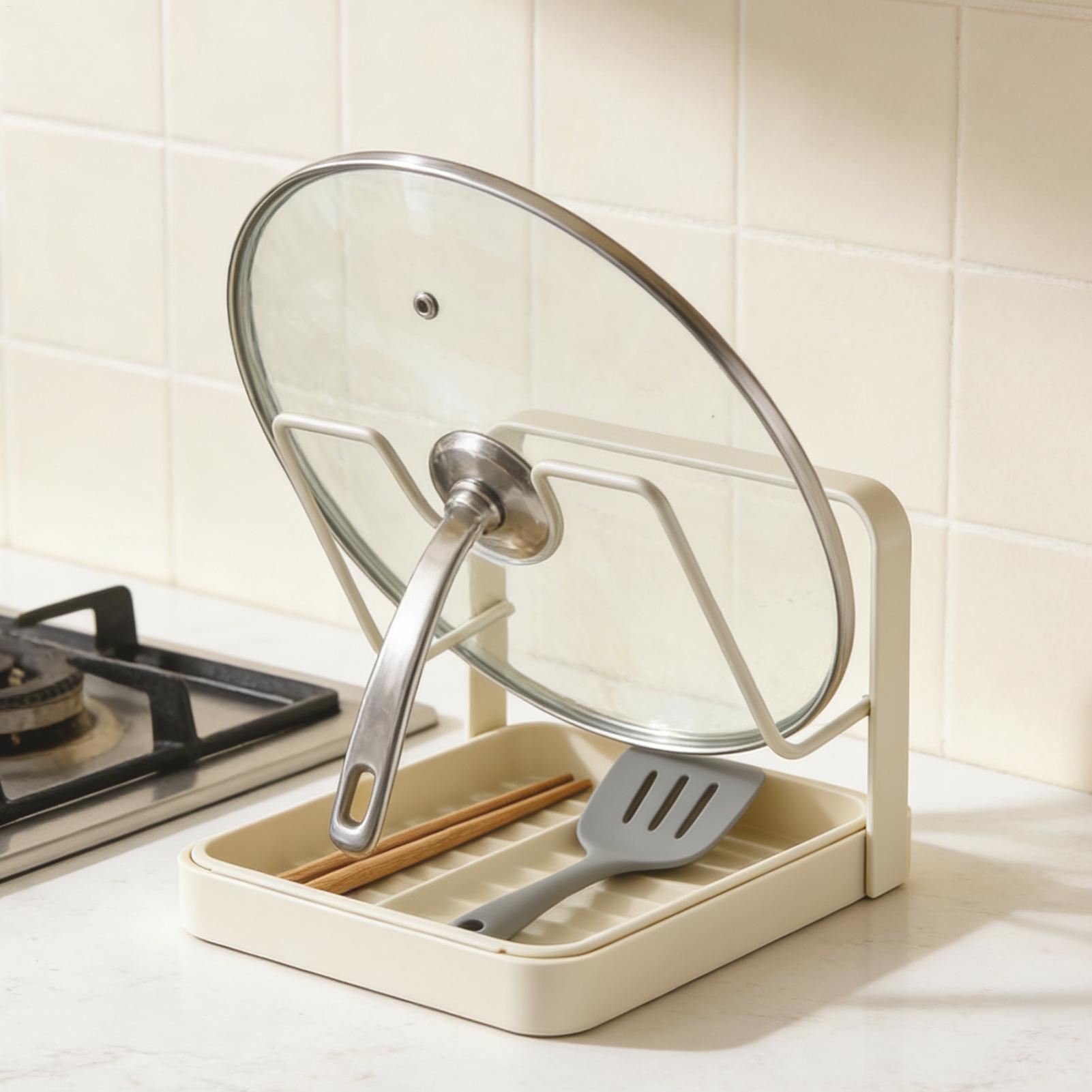 Kitchen Baking Pan Organizer - Tencere Kapağı Düzenleyici Kaymaz Mutfak Saklama