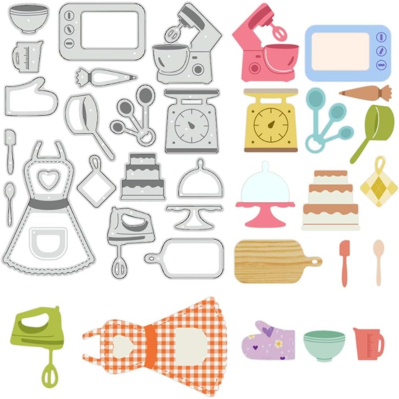 Kitchen Baking Ware - 1 adet Pişirme Araçları Kesme Ölür