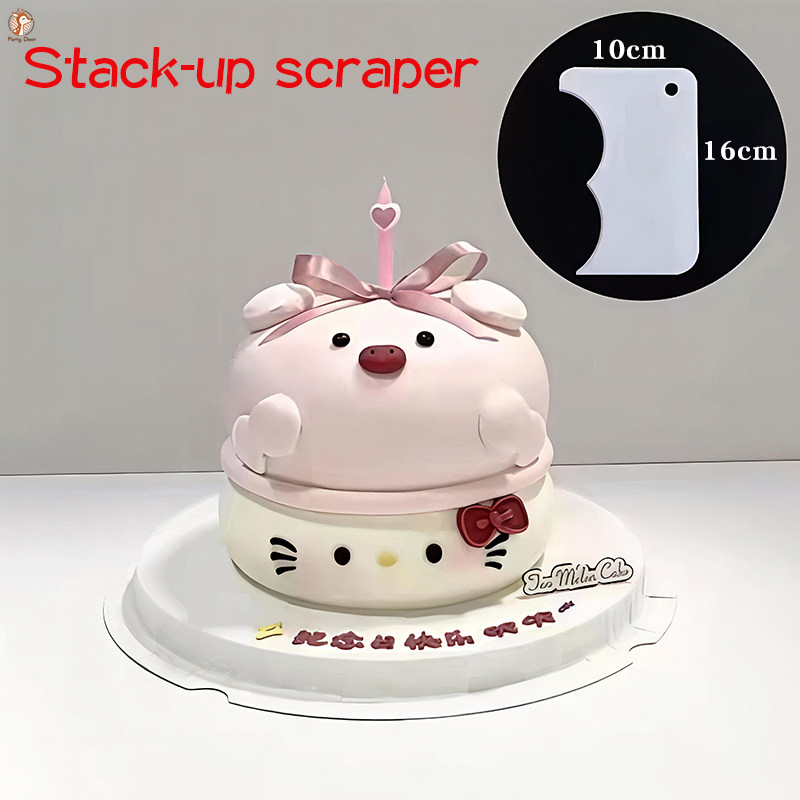 Fondant Smoother Set - Kek Kazıyıcı Düzleştirici Ayarlanabilir Fondan Spatulaları