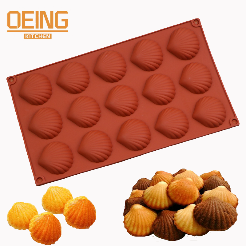 Kitchen Baking Ware - Gıda sınıfı Madeleine kek kalıp kabuk