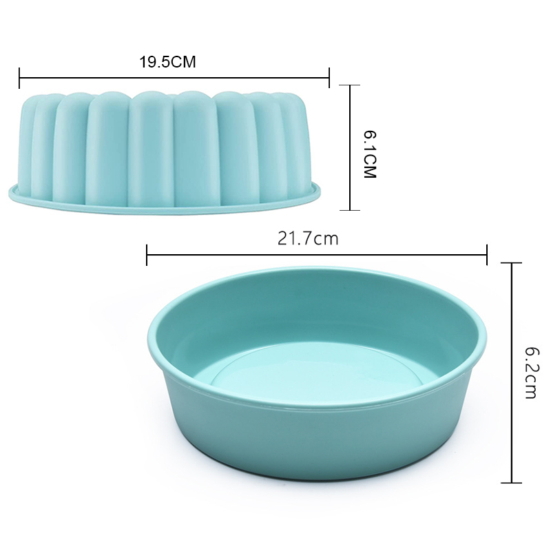 Kitchen Baking Pan Organizer - Silikon Pişirme Tepsisi Düzenleyici Yuvarlak Flan