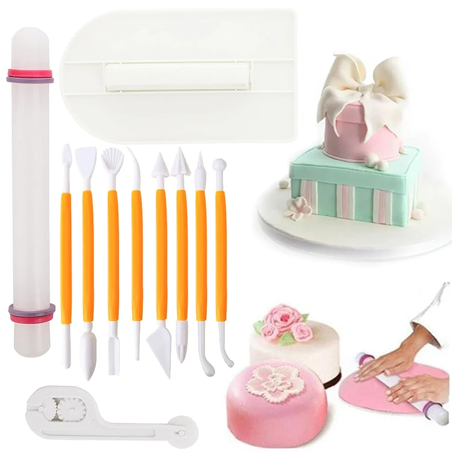 11 adet Fondan alet takımı Kek - Fondant Smoother Set incelemesi ve fiyatı
