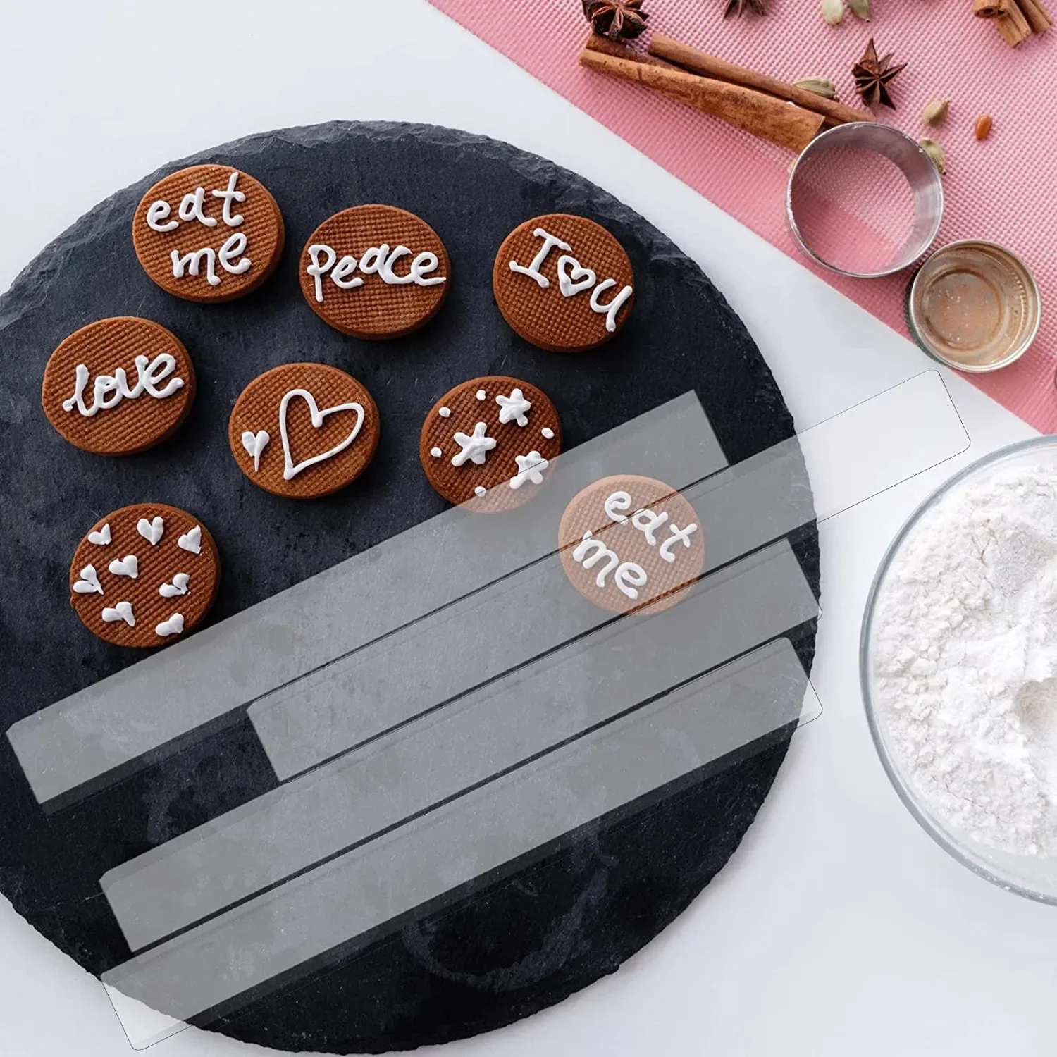 2 adet mutfak derinlik kılavuz - Fondant Smoother Set incelemesi ve fiyatı