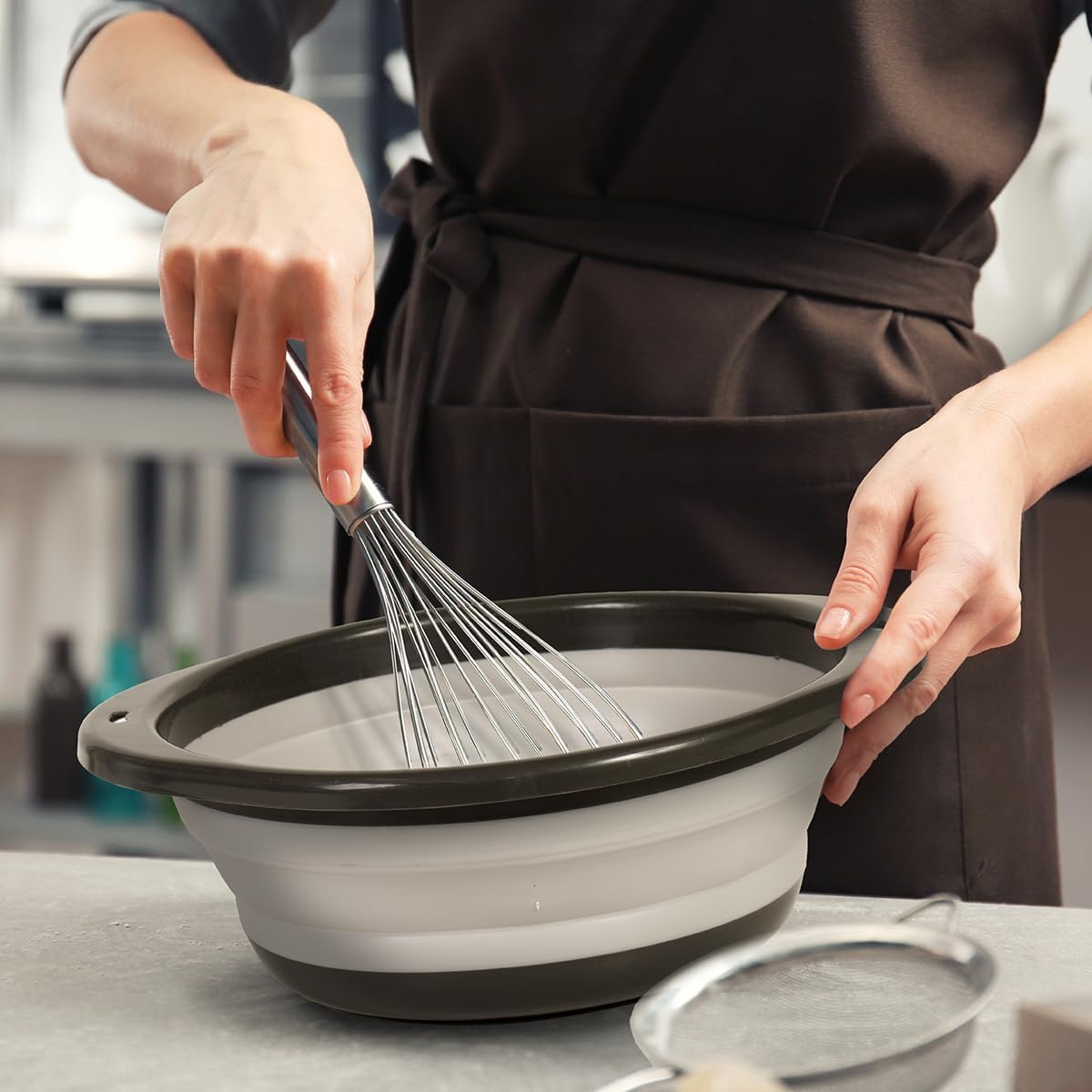 Büyük Katlanabilir Karıştırma  - Kitchen Baking Bowls incelemesi ve fiyatı