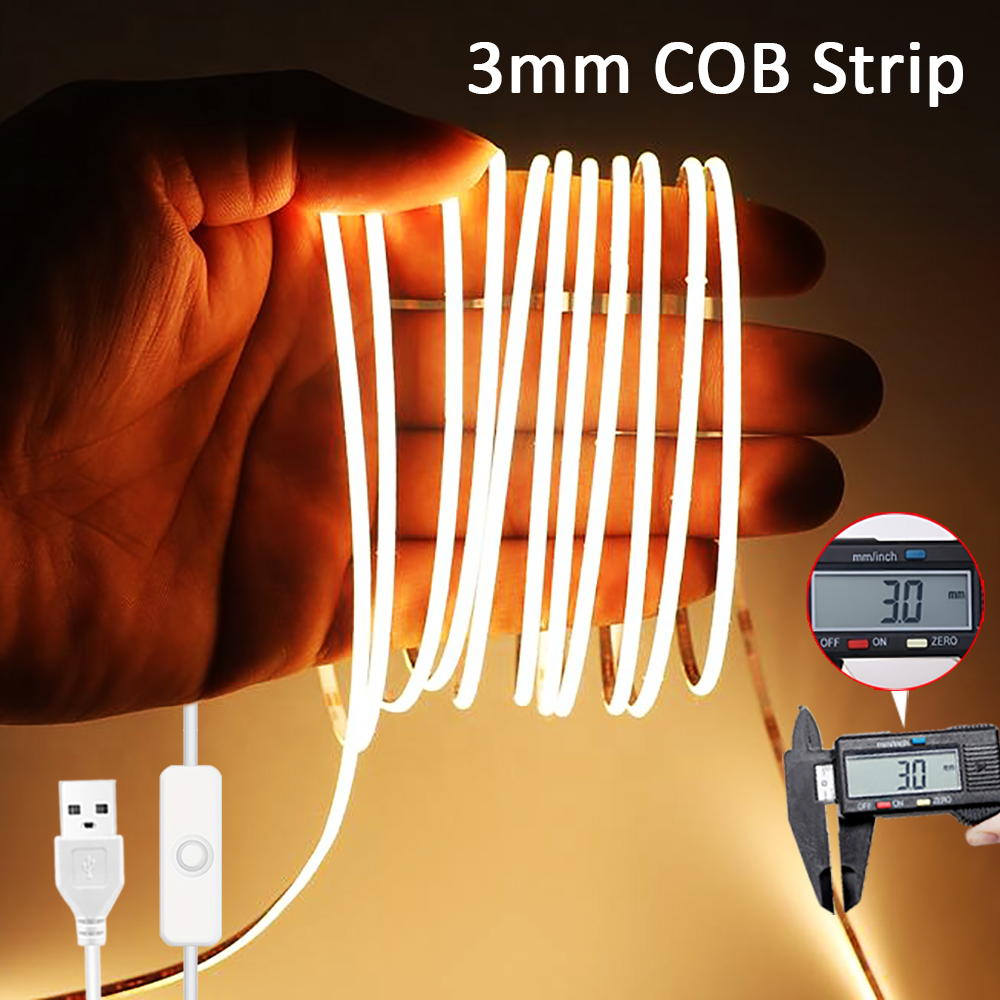3mm Ultra İnce Led COB Şerit U - Kitchen Baking Cabinet incelemesi ve fiyatı
