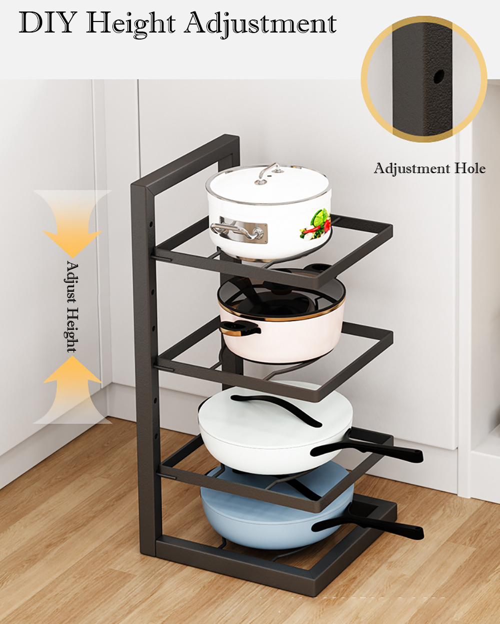 Ayarlanabilir Tencere Rafı Düz - Kitchen Baking Pan Organizer incelemesi ve fiyatı