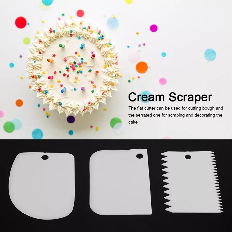 Plastik Kek Kazıyıcı Seti Pişi - Fondant Smoother Set incelemesi ve fiyatı