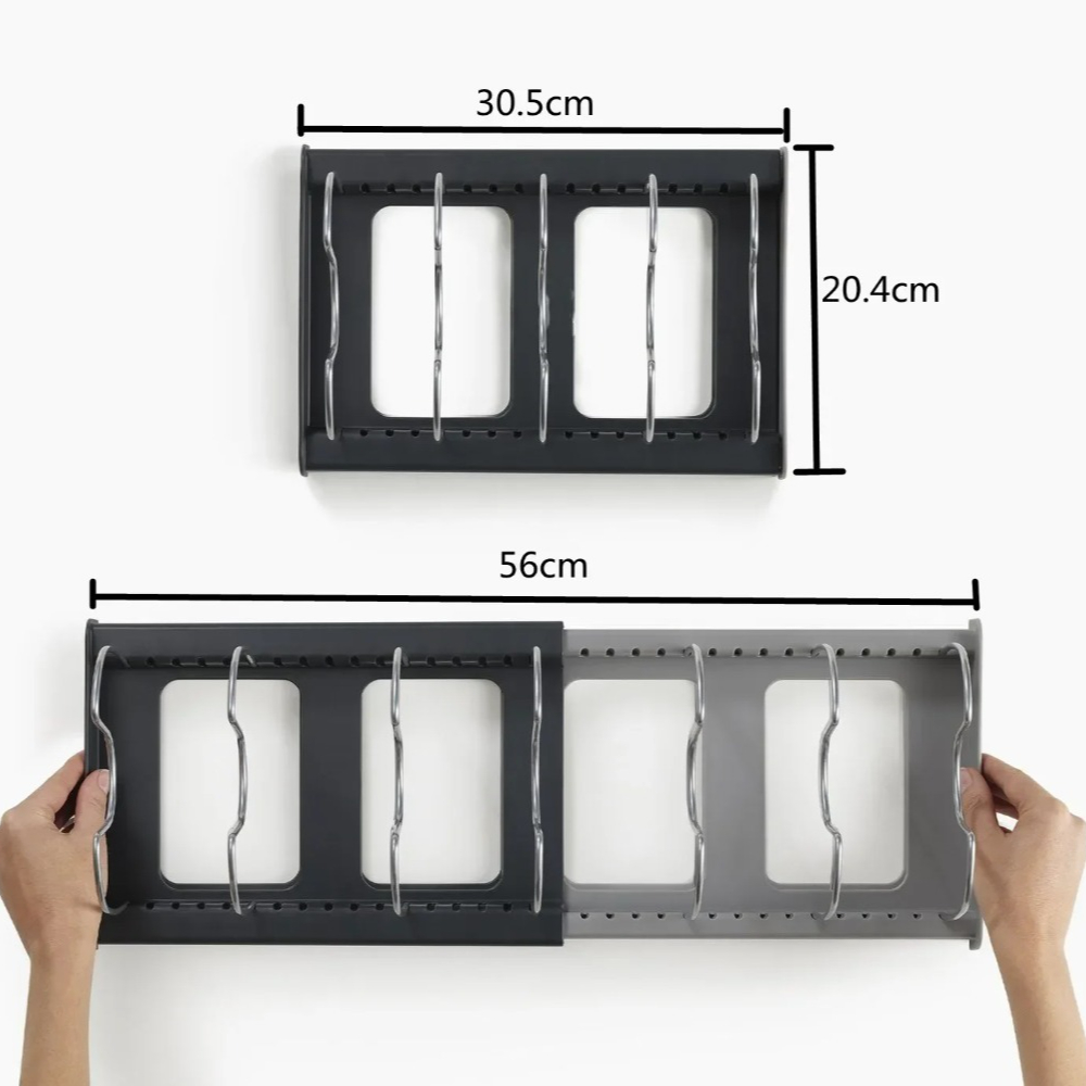 7 Bölmeli Teleskopik Tencere R - Kitchen Baking Pan Organizer incelemesi ve fiyatı