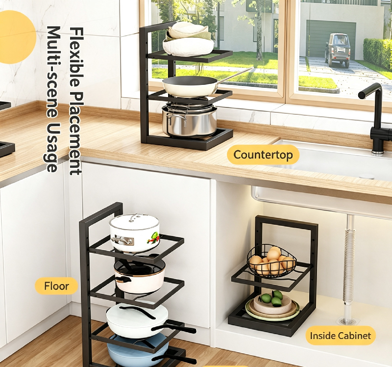 Ayarlanabilir Tencere Rafı Düz - Kitchen Baking Pan Organizer incelemesi ve fiyatı