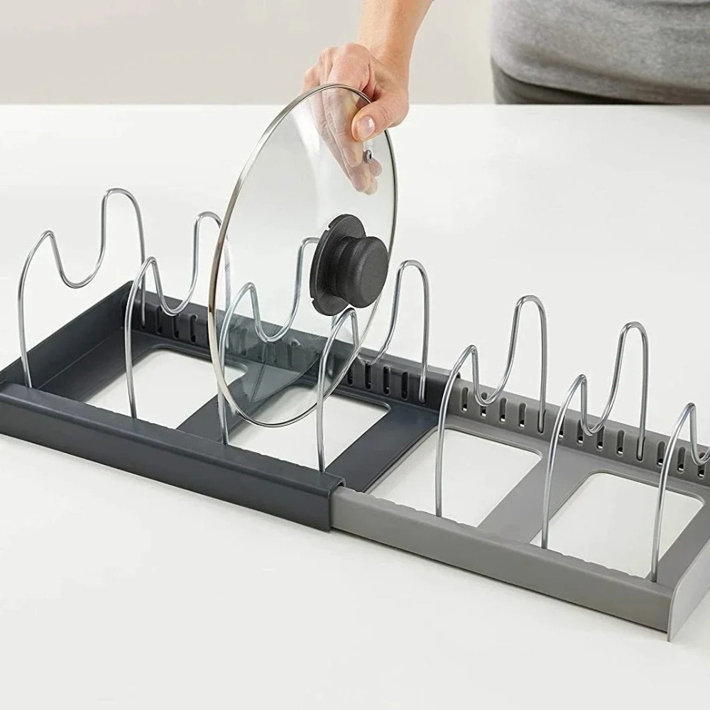 1 Adet 7 Bölmeli Teleskopik Te - Kitchen Baking Pan Organizer incelemesi ve fiyatı