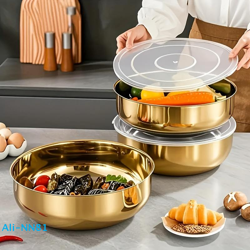 【N】Paslanmaz Çelik Kapaklı Kar - Kitchen Baking Bowls incelemesi ve fiyatı