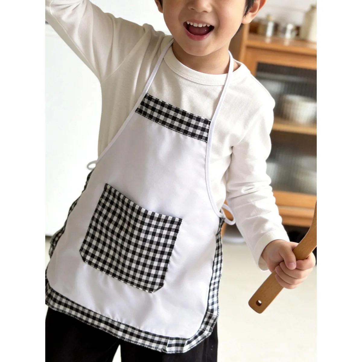 2 adet Ekose Çocuk Şef Önlüğü  - Kitchen Baking Game incelemesi ve fiyatı
