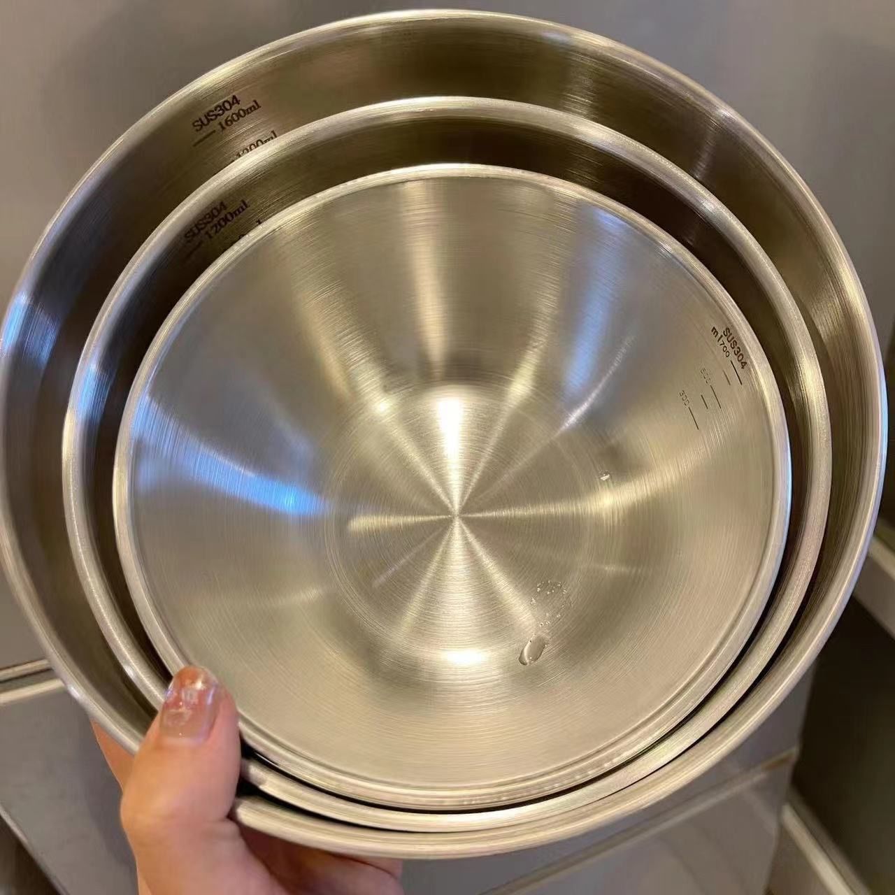 1-3 Paslanmaz Çelik Kase Seti, - Kitchen Baking Bowls incelemesi ve fiyatı