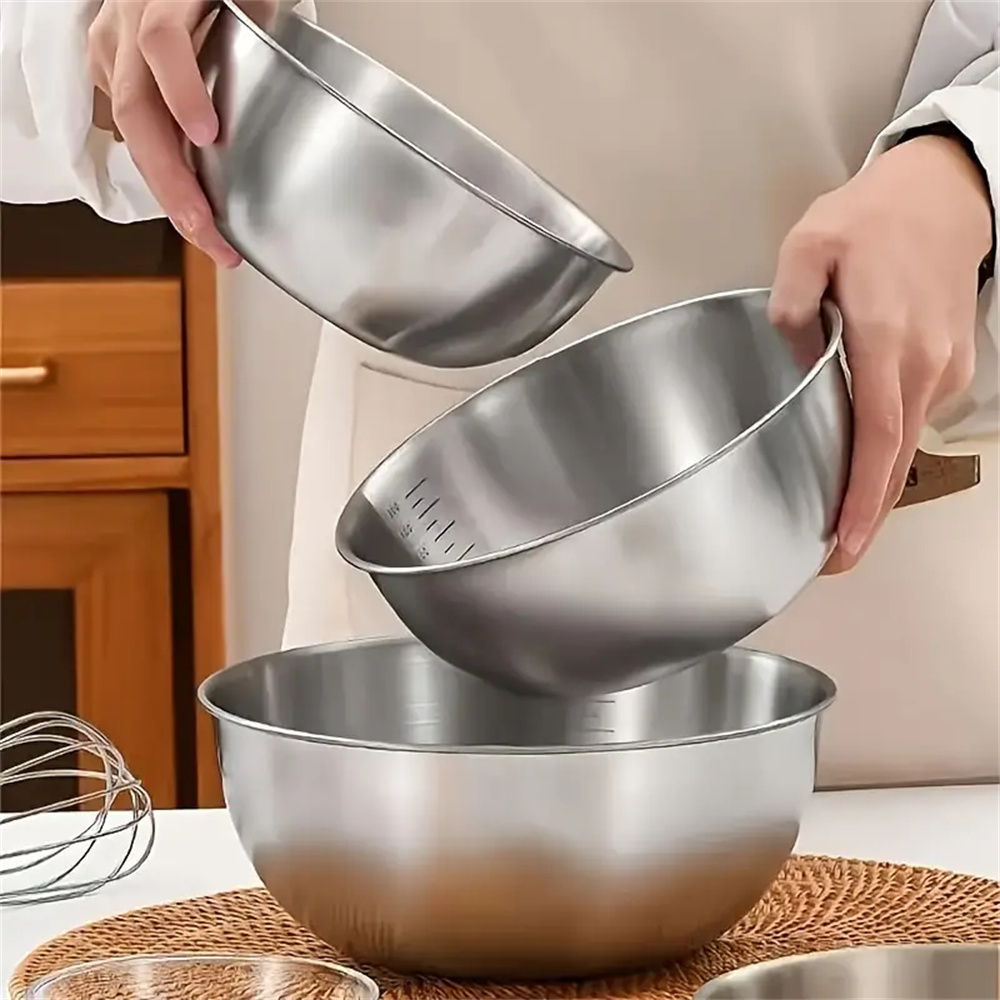 1-3 Paslanmaz Çelik Kase Seti, - Kitchen Baking Bowls incelemesi ve fiyatı