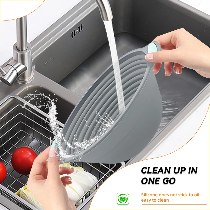 1 adet silikon katlanabilir Ba - Kitchen Baking Bowls incelemesi ve fiyatı