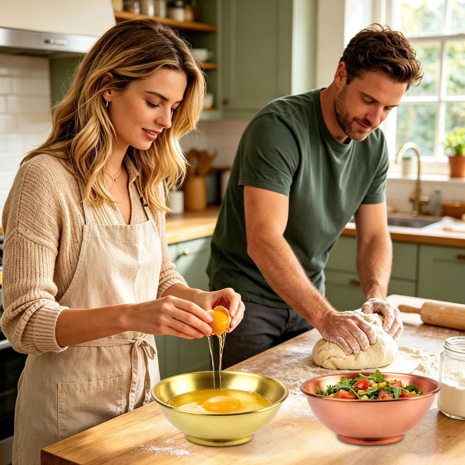 Bakır Kase Büyük Saklama Kapla - Kitchen Baking Bowls incelemesi ve fiyatı