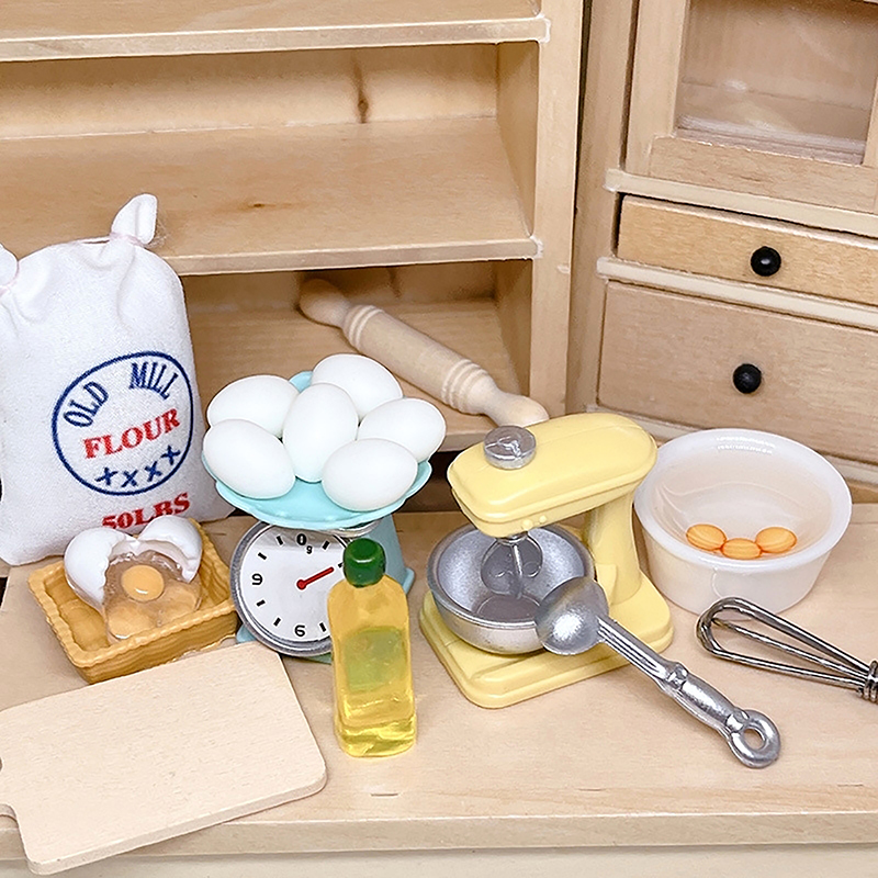 1 takım 1:12 Dollhouse minyatü - Kitchen Baking Area incelemesi ve fiyatı