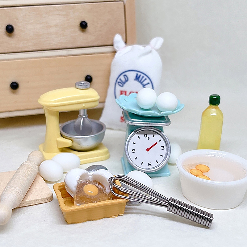 1 takım 1:12 Dollhouse minyatü - Kitchen Baking Area incelemesi ve fiyatı