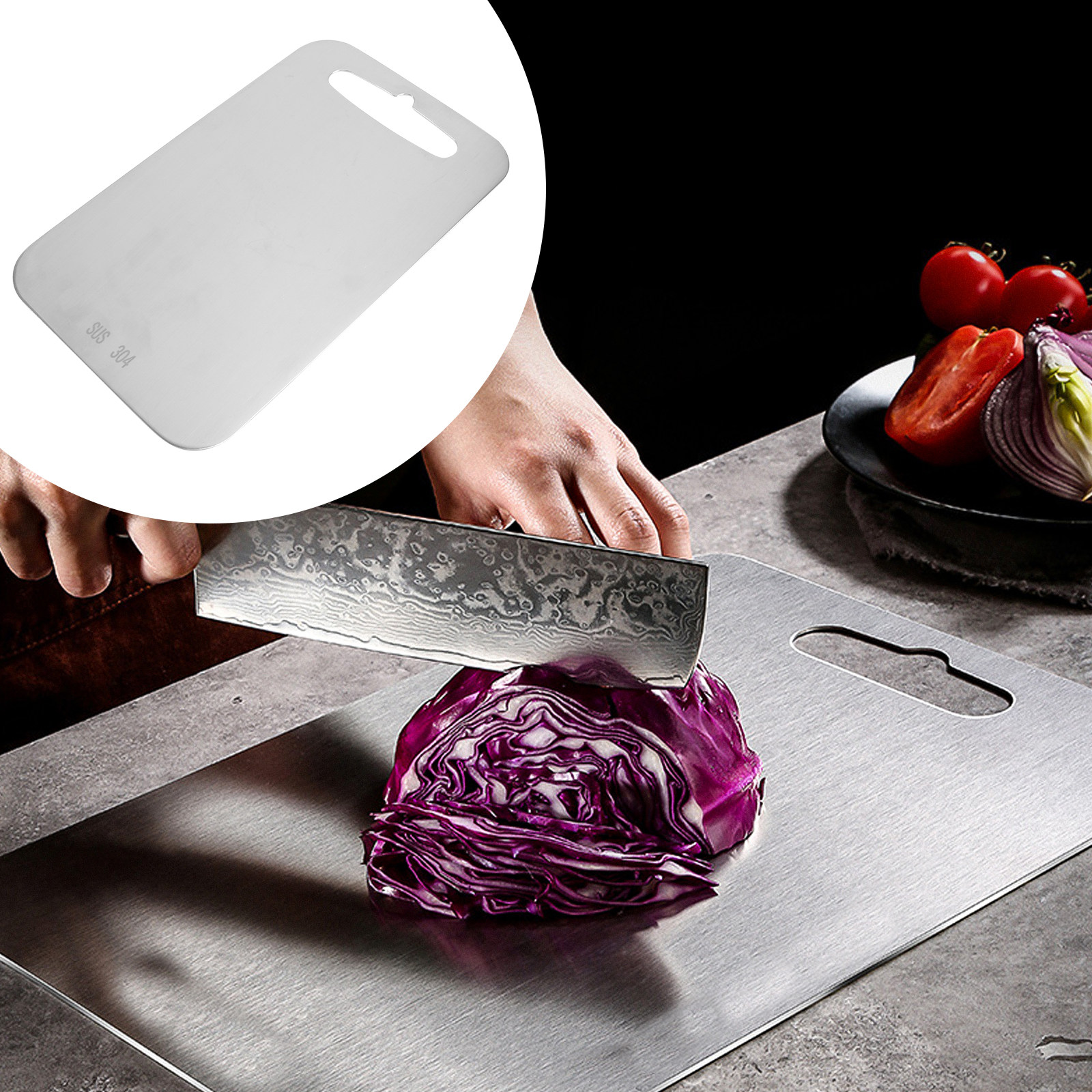 Paslanmaz Çelik Kesme Tahtası  - Kitchen Baking Area incelemesi ve fiyatı