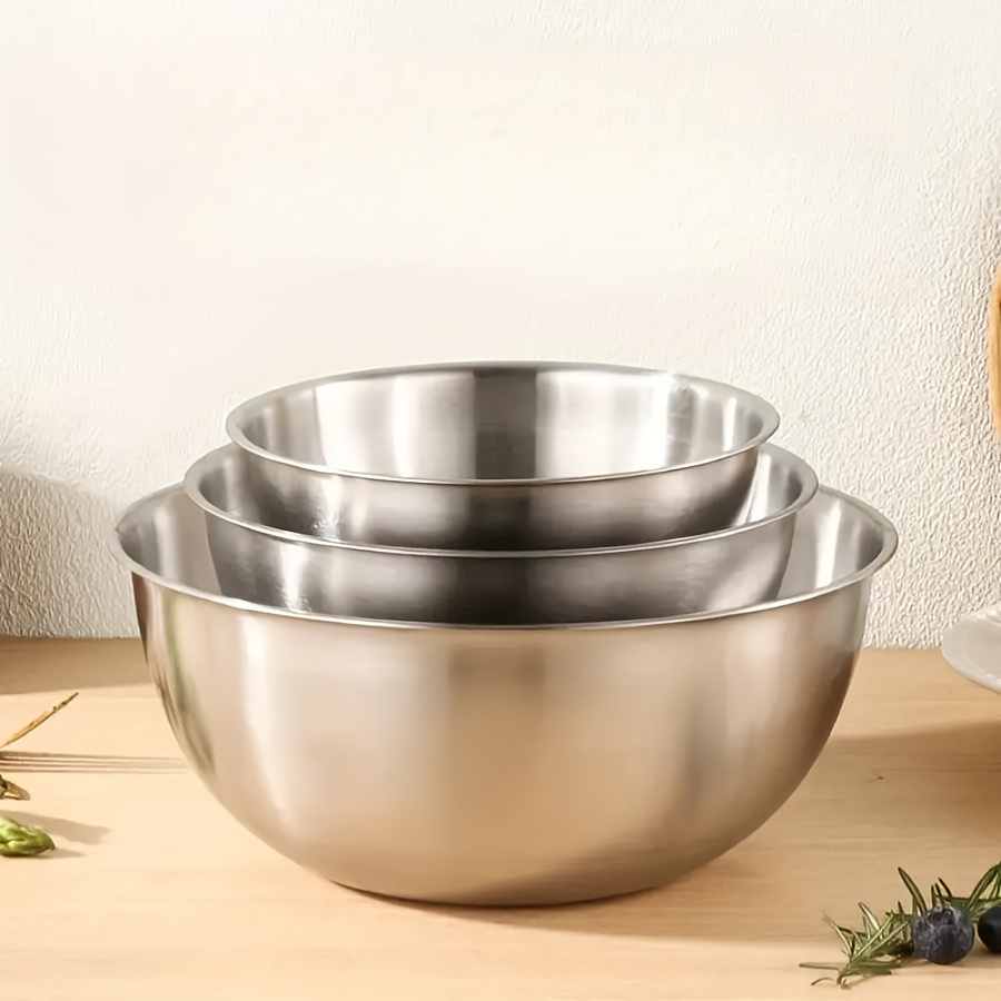 3'lü Paslanmaz Çelik Salata Ka - Kitchen Baking Bowls incelemesi ve fiyatı
