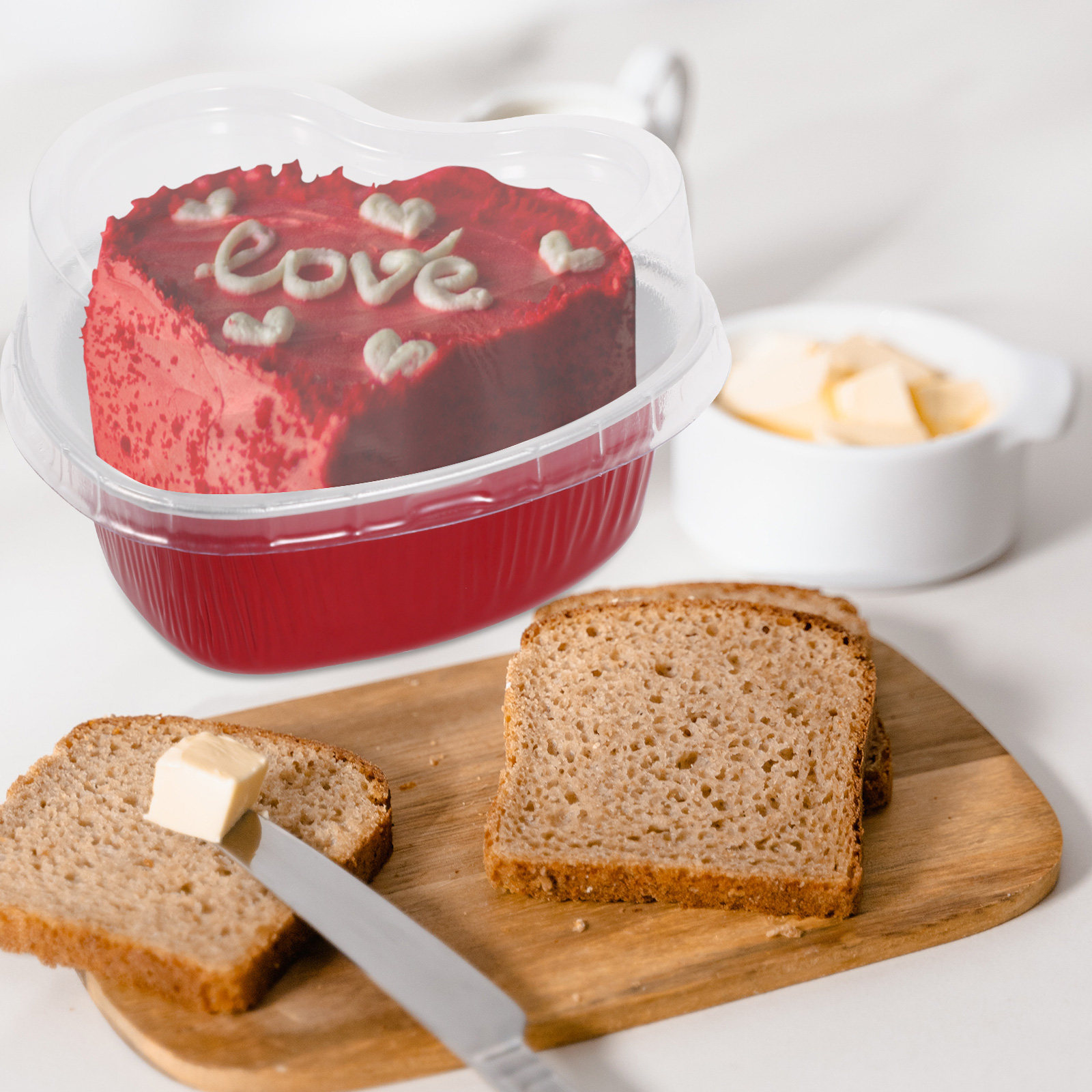 20 takım alüminyum folyo kalp  - Kitchen Baking Bowls incelemesi ve fiyatı