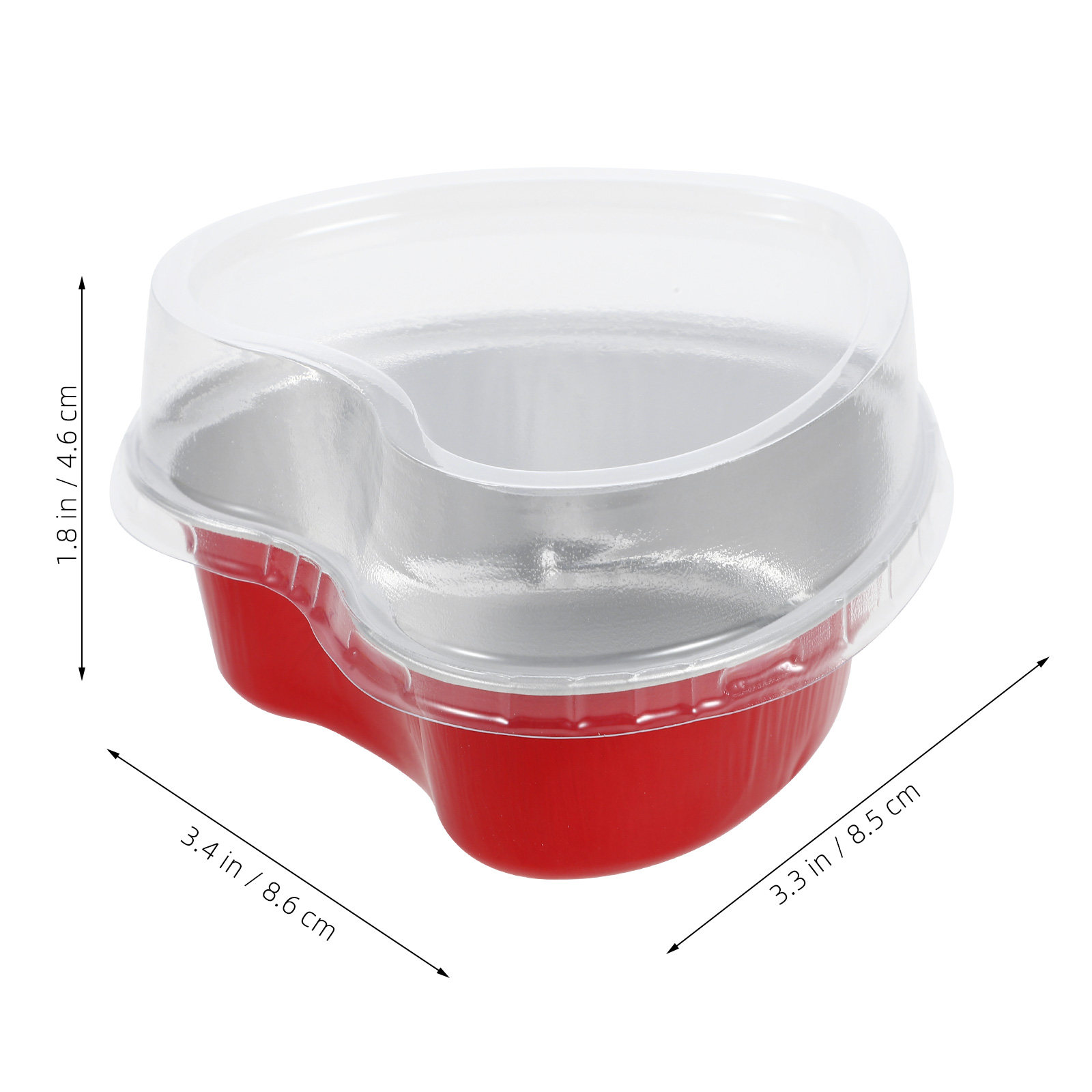 20 takım alüminyum folyo kalp  - Kitchen Baking Bowls incelemesi ve fiyatı