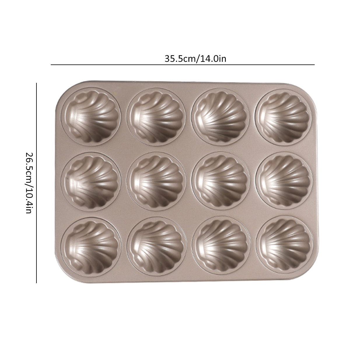 Madeleine Kalıp Kabuk Şekli Pi - Kitchen Baking Ware incelemesi ve fiyatı
