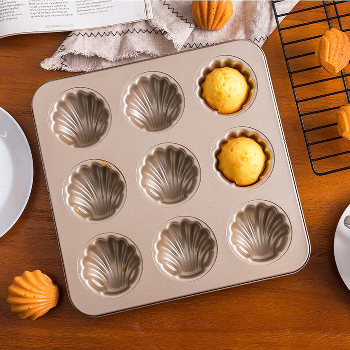 Madeleine Kalıp Kabuk Şekli Pi - Kitchen Baking Ware incelemesi ve fiyatı