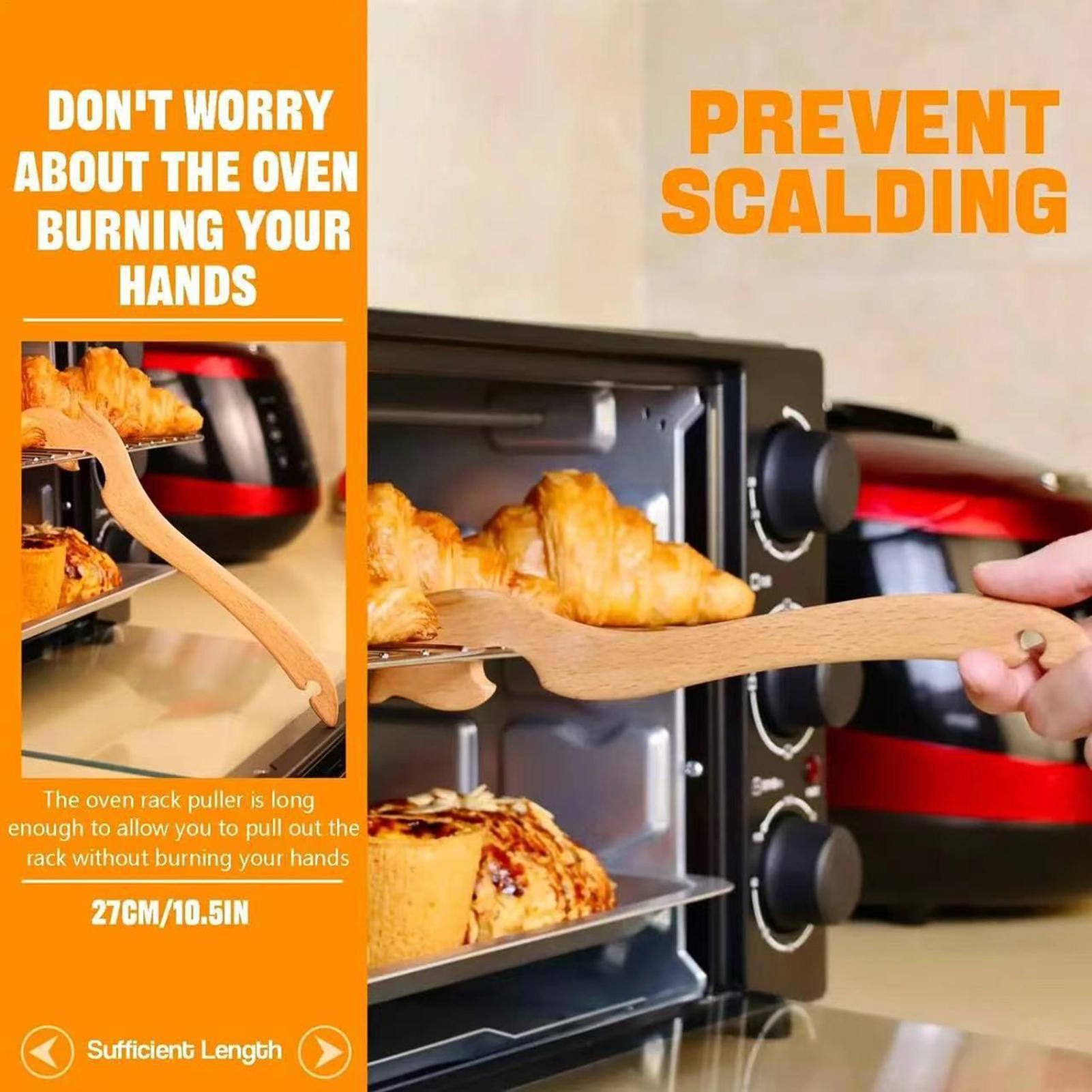 Fırın Rafı Çekme Aleti Ahşap U - Cool Kitchen Baking Gadgets incelemesi ve fiyatı